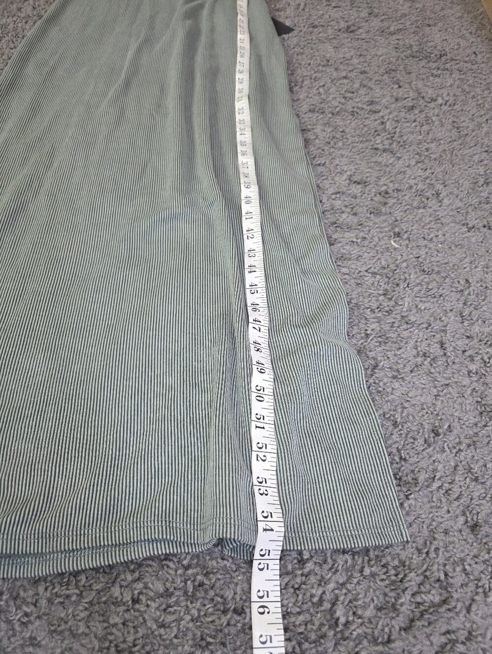 Lulus  Relaxed but Not Least Sage Green Ribbed Sleeveless Maxi Dress - Picture 8 of 11